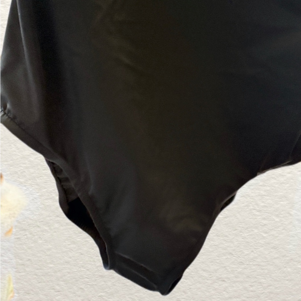 Catalina Black and Red Floral Ruffle One-Piece Swimsuit - Picture 3 of 9